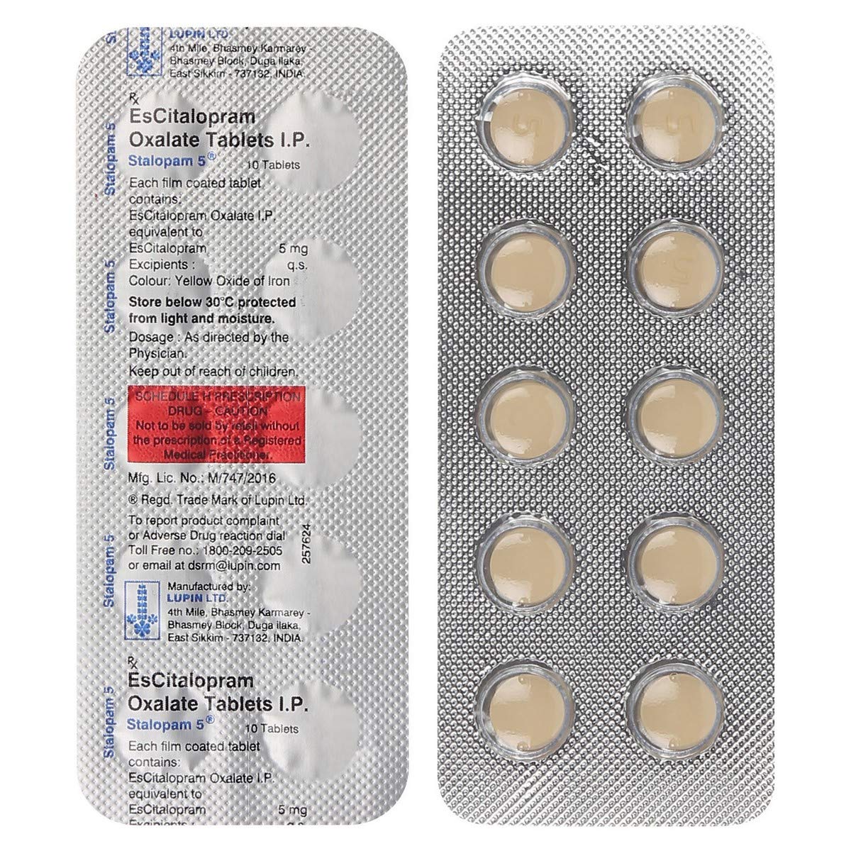 STALOPAM LITE TAB 1*10