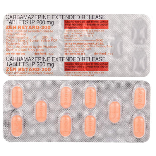 Zen Retard 200 - Strip of 10 Tablets