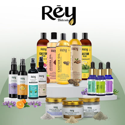 Rey Naturals Cold Pressed Castor Oil, 200ml