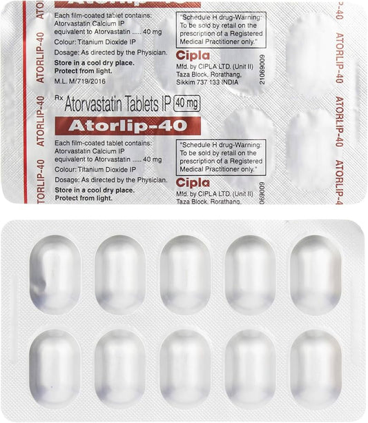 ATORlip 40mg Tablet