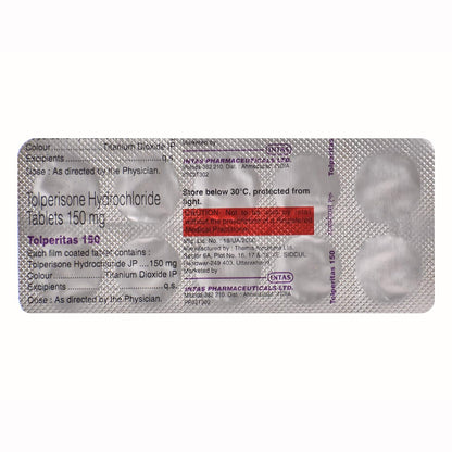 Tolperitas 150 - Strip of 10 Tablets