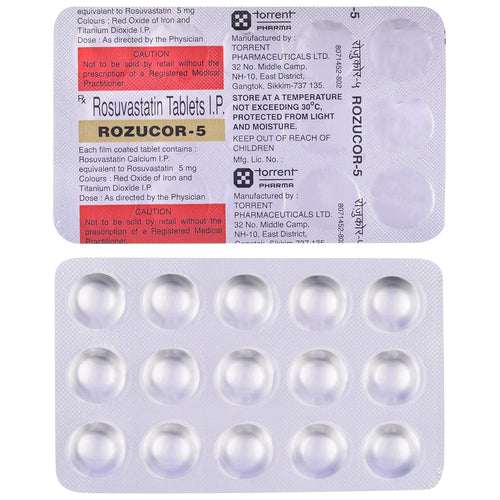 Rozucor 5 - Strip of 15 Tablets