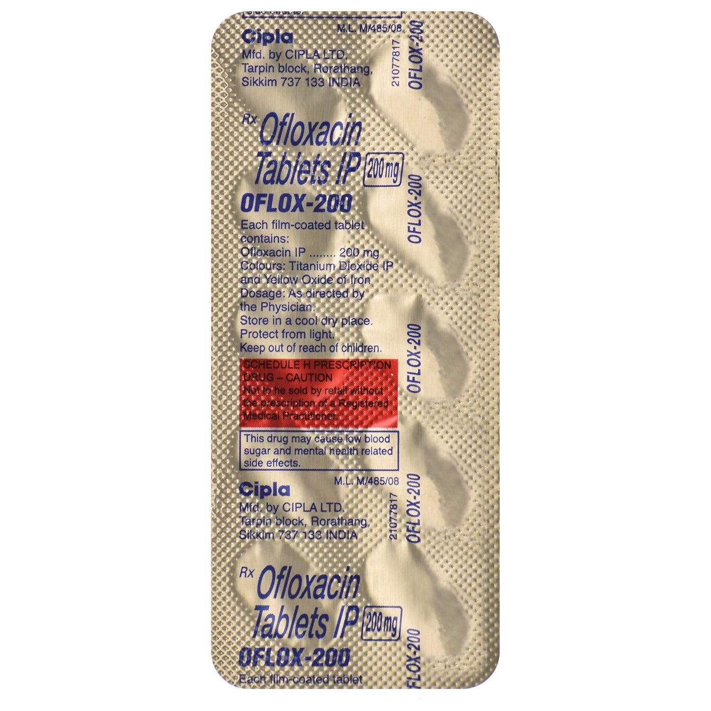 Oflox-200 - Strip of 10 Tablets