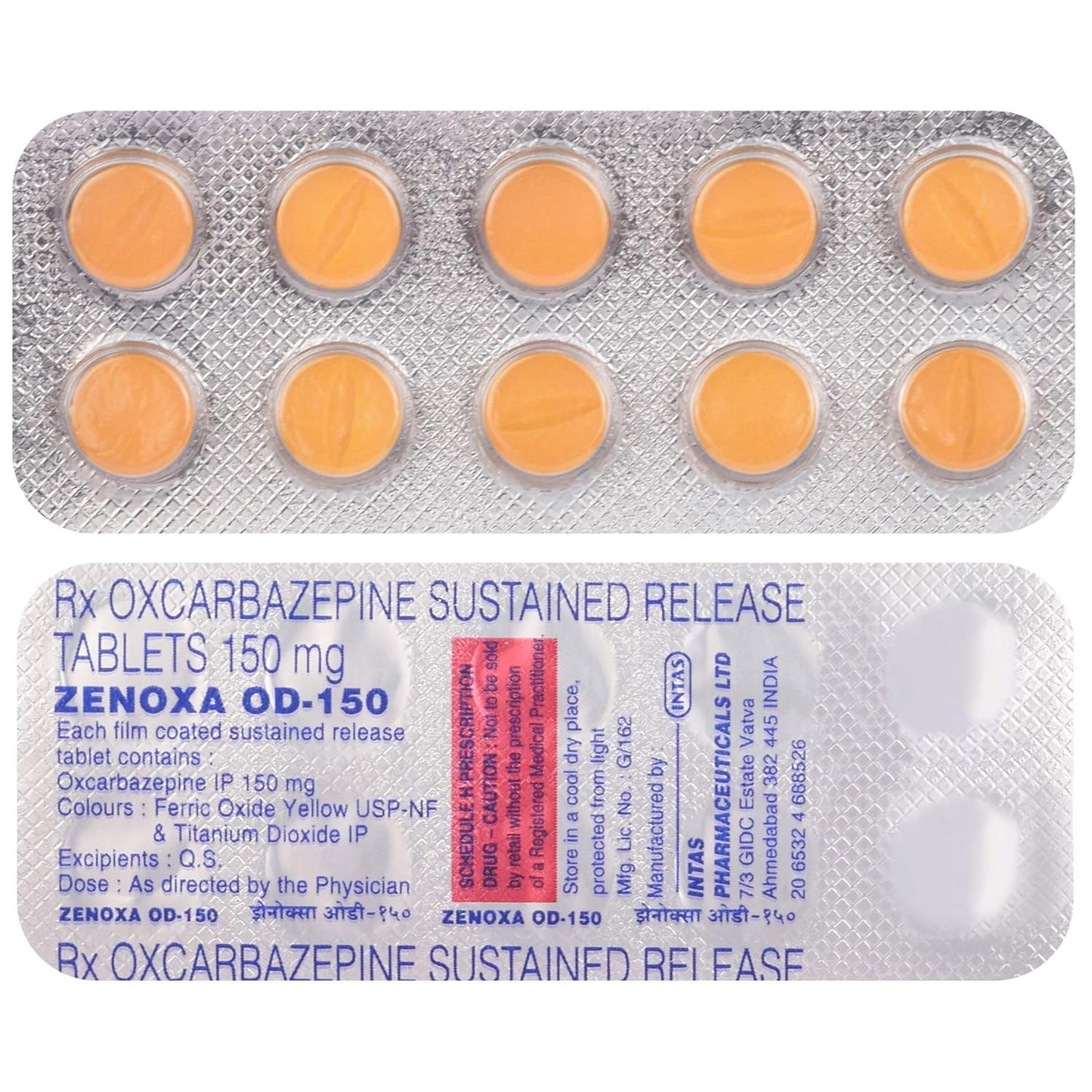 Zenoxa OD-150 - Strip of 10 Tablets