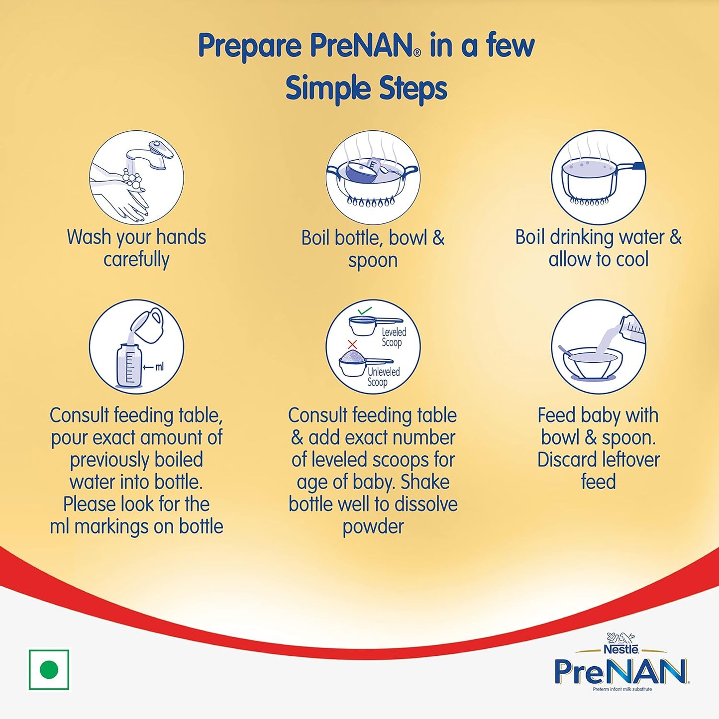 NAN Nestlé Pre | Pre-Term Food For Special Medical Purposes | Infant | For Babies Born Before 37 Weeks | 400 G Tin | Powder