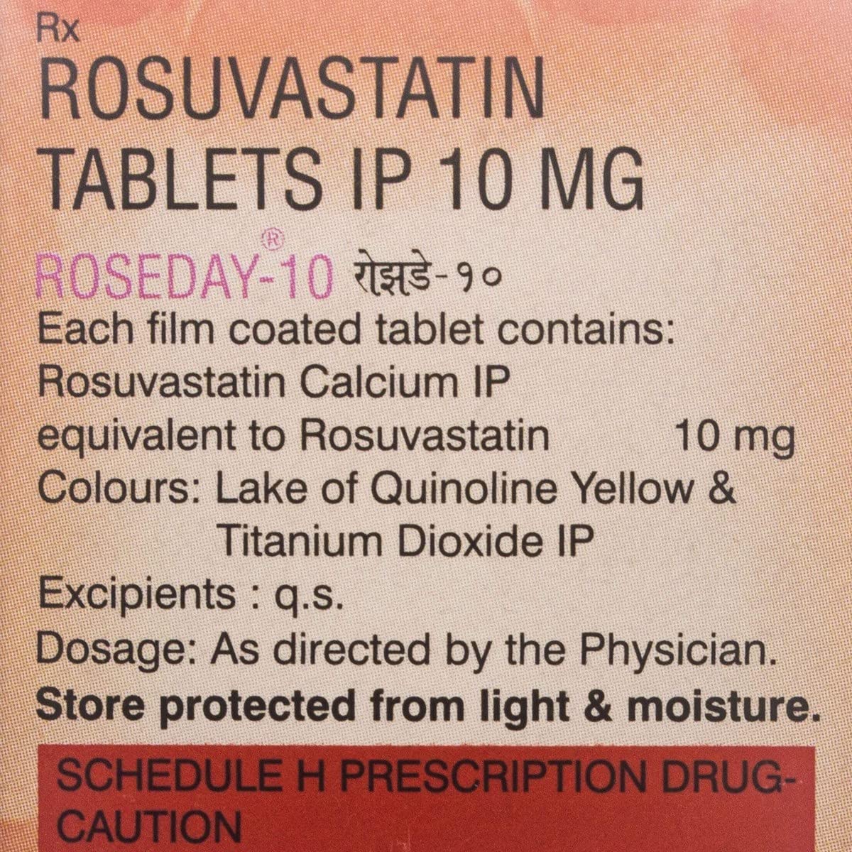 Roseday 10mg - Strip of 15 Tablets