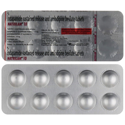 Natrilam 10- Strip of 10 Tablets