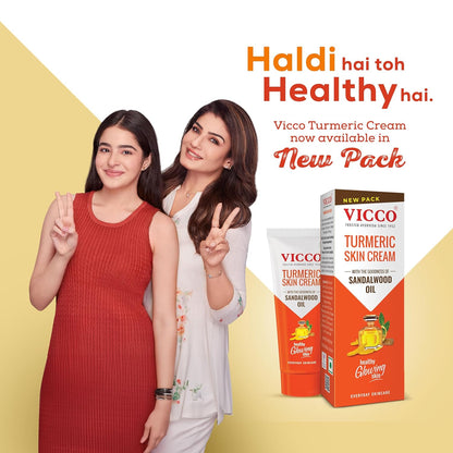 Vicco Turmeric Skin Cream with Goodness of Sandalwood Oil  15gm