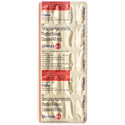 Urimax 0.4 - Strip of 20 Capsules