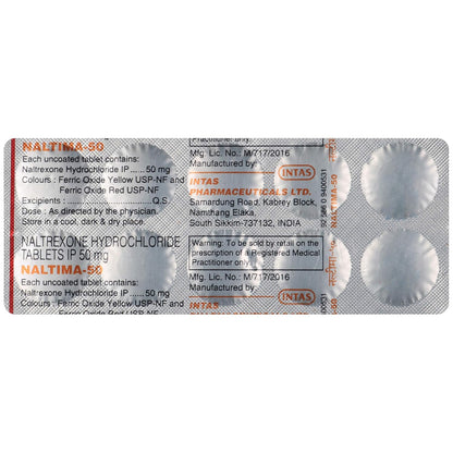 Naltima 50 - Strip of 10 Tablets