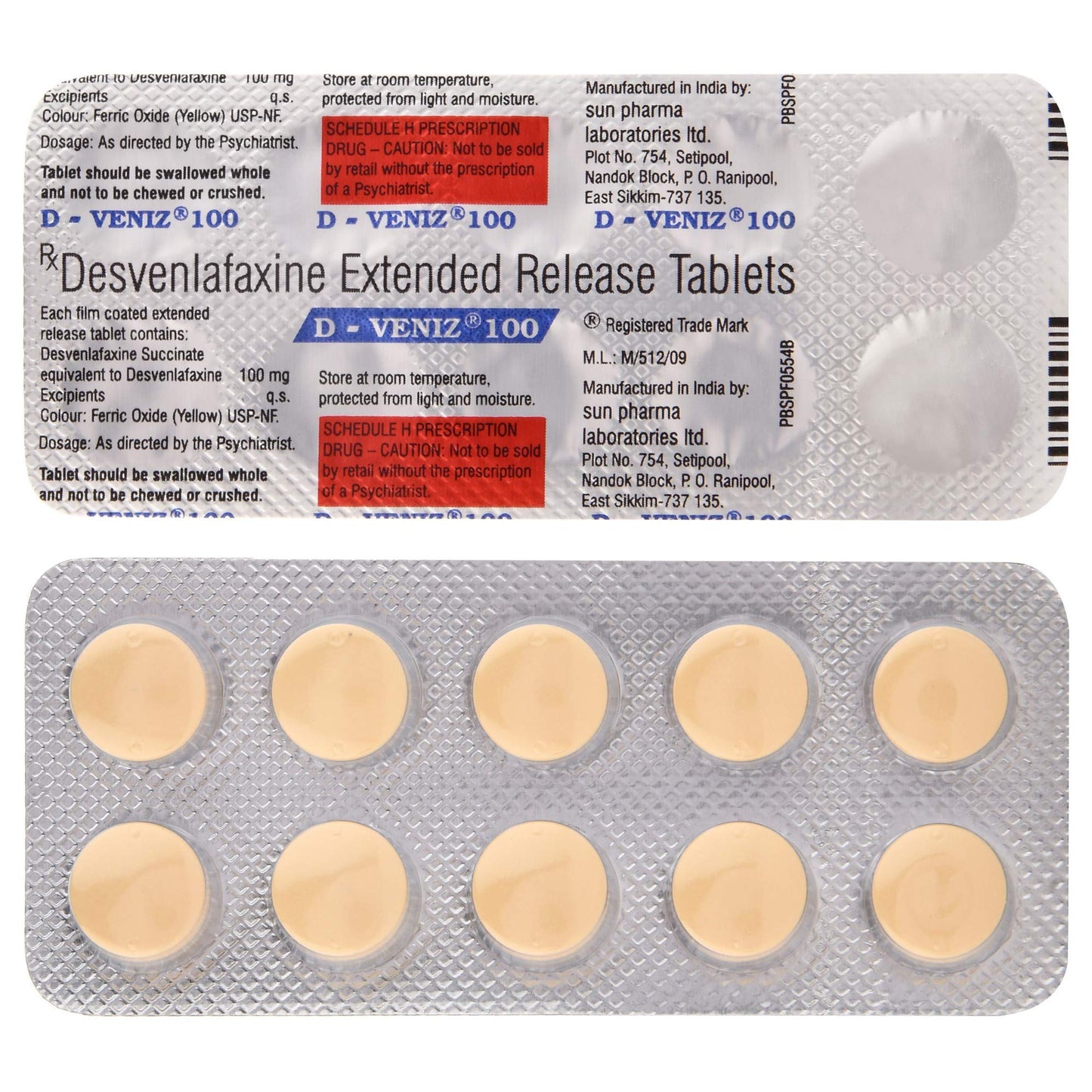 D-Veniz 100 Tablet ER