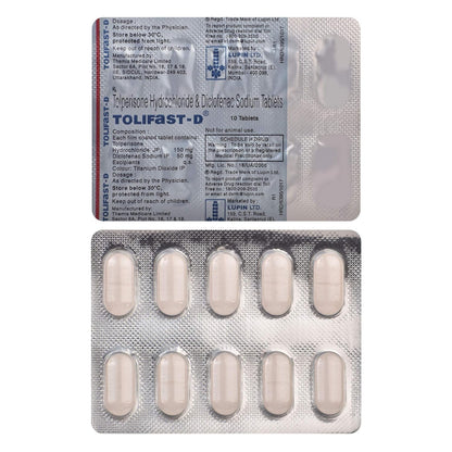Tolifast D - Strip of 10 Tablets