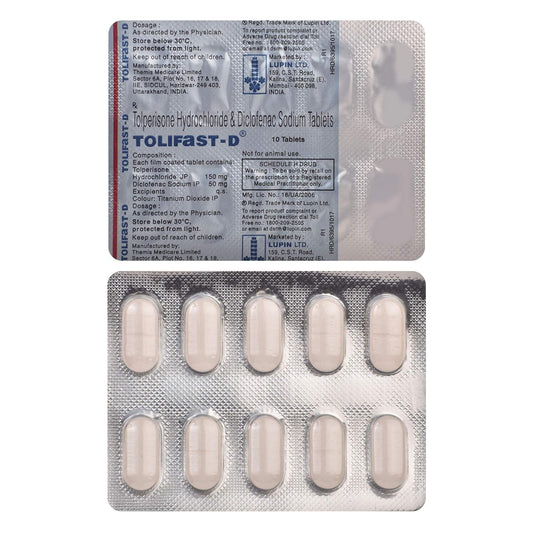 Tolifast D - Strip of 10 Tablets
