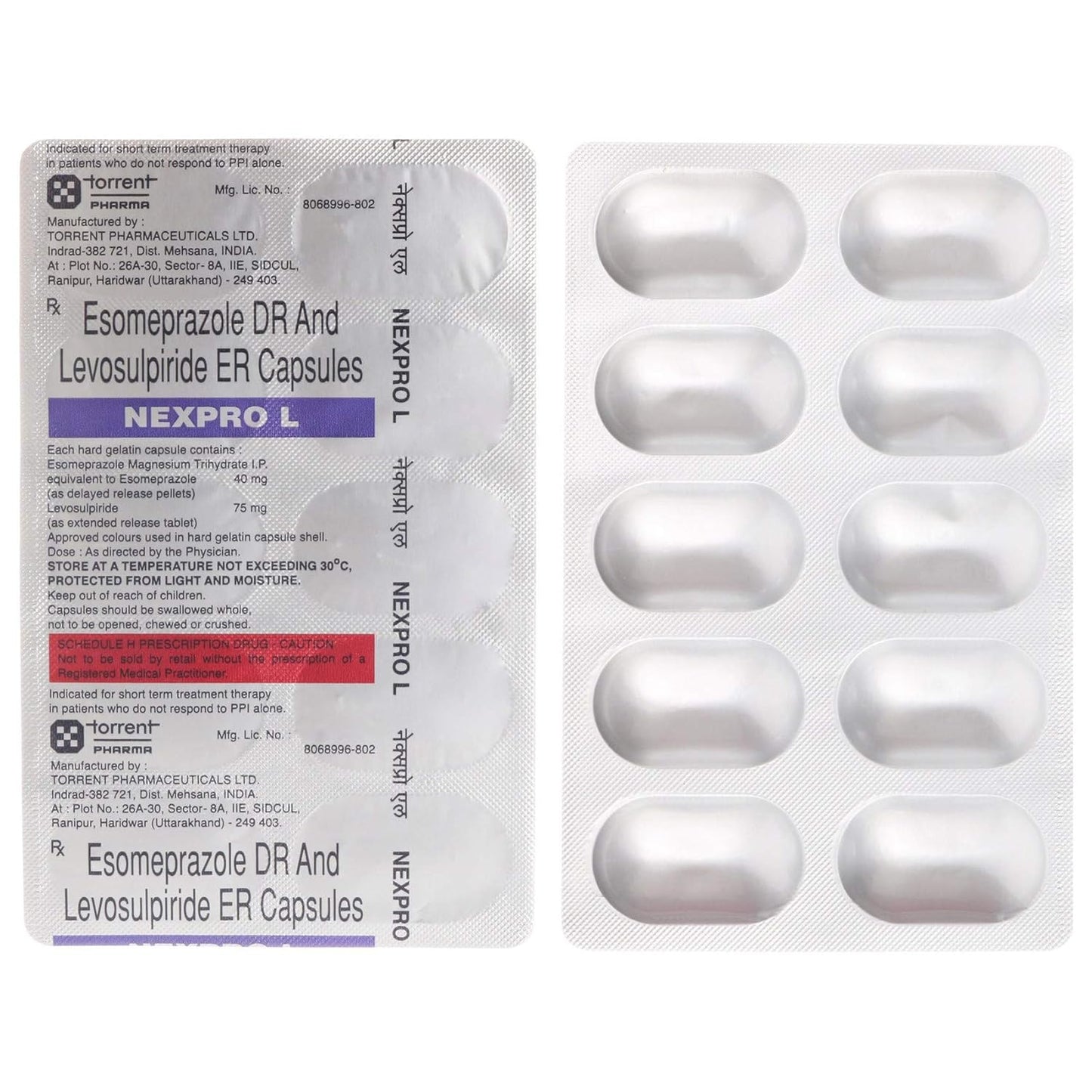 Nexpro L - Strip of 10 Capsules