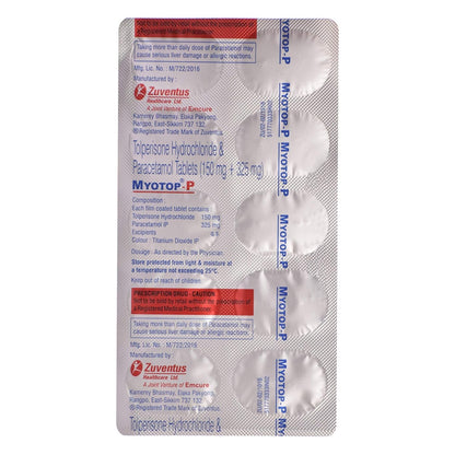 Myotop P - Strip of 10 Tablets