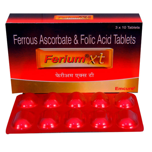 Orofer XT Tablet with Ferrous Ascorbate & Folic Acid | For Mineral Support