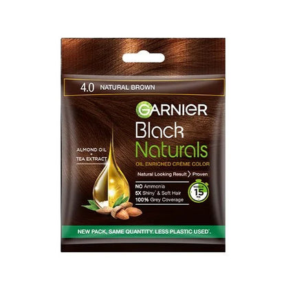 Garnier Black Naturals Shade 4 Natural Brown