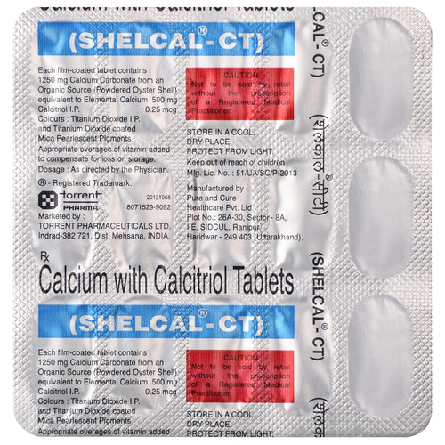 Shelcal-CT - Strip of 15 Tablets