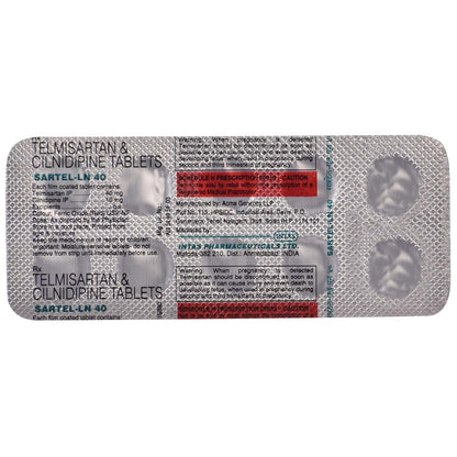 Sartel-LN 40 - Strip of 10 Tablets