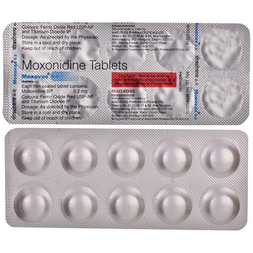 Moxovas 0.2mg - Strip of 10 Tablets