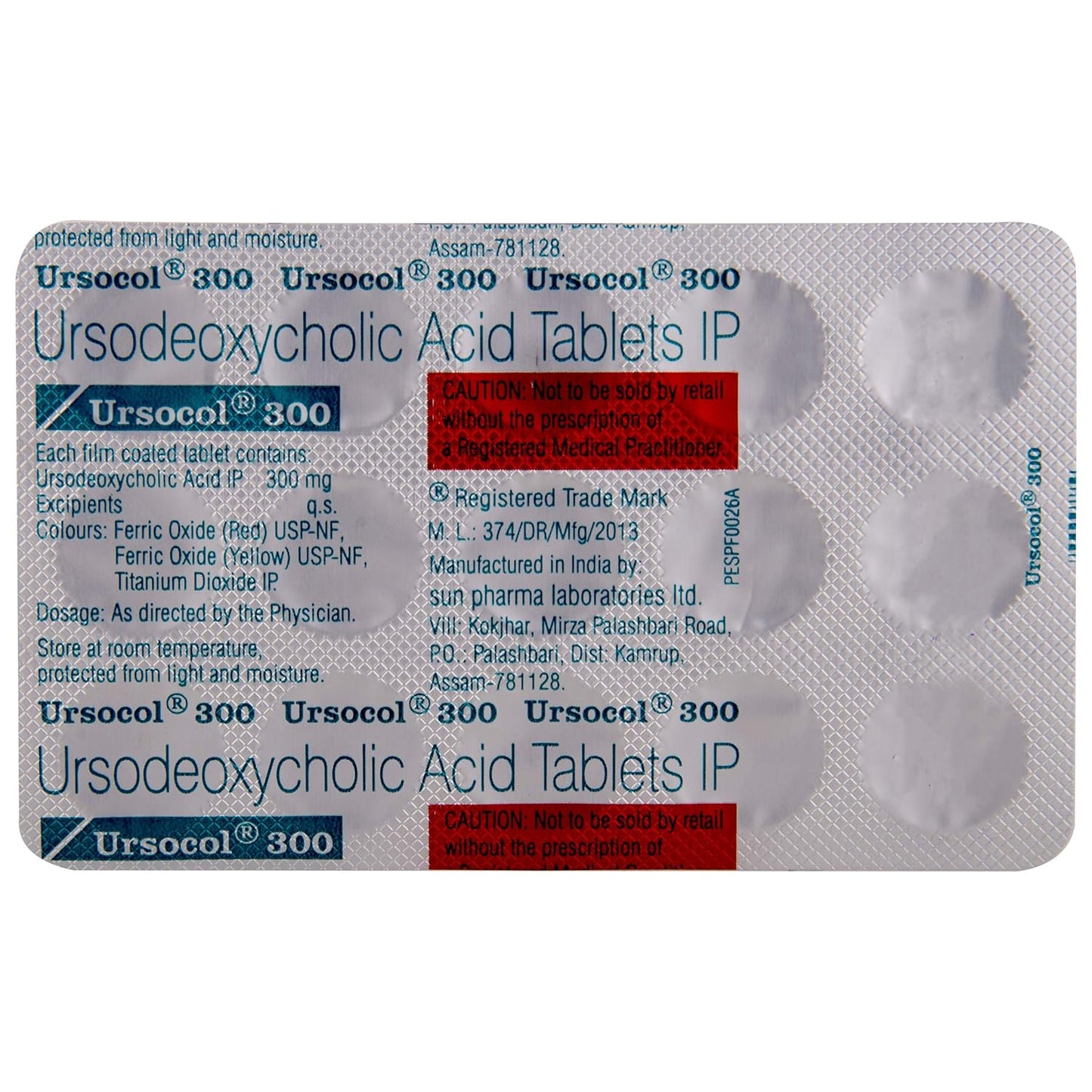 Ursocol 300 - Strip of 15 Tablets