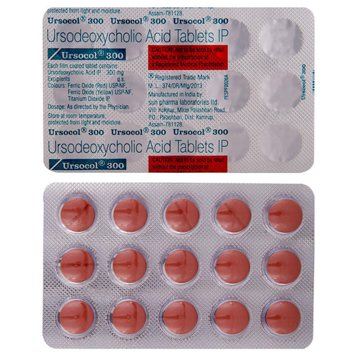 Ursocol 300 - Strip of 15 Tablets