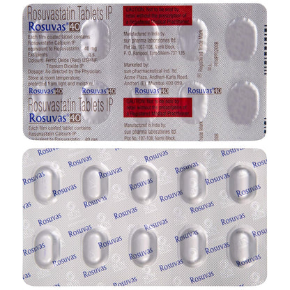 Rosuvas 40 - Strip of 10 Tablets