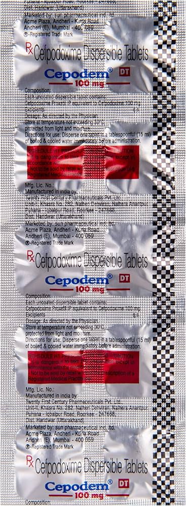 Cepodem DT 100mg Tablet