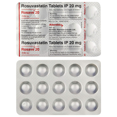Rosave 20 - Strip of 15 Tablets