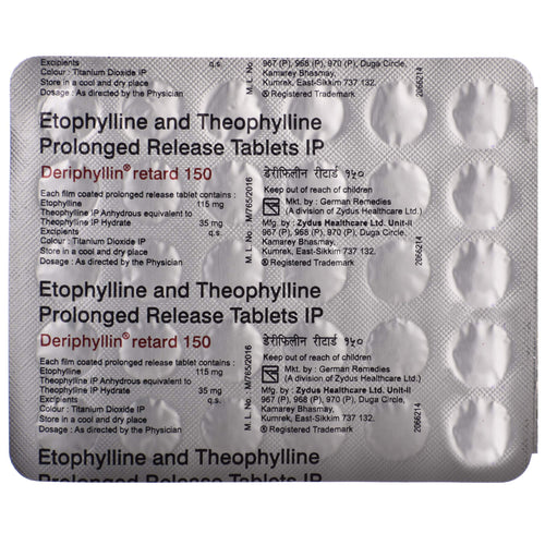 Deriphyllin Retard 150 Tablet PR
