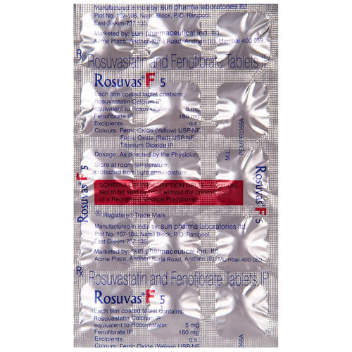 Rosuvas F5 - Strip of 15 Tablets