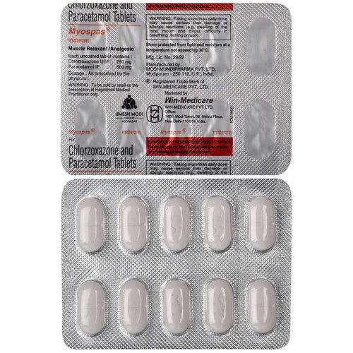 Myospas - Strip of 10 Tablets