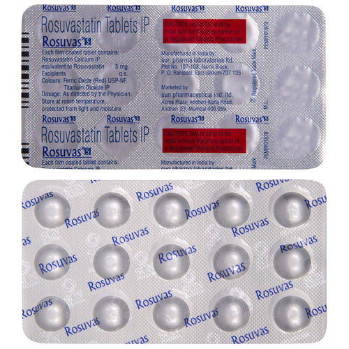 Rosuvas 5 - Strip of 15 Tablets