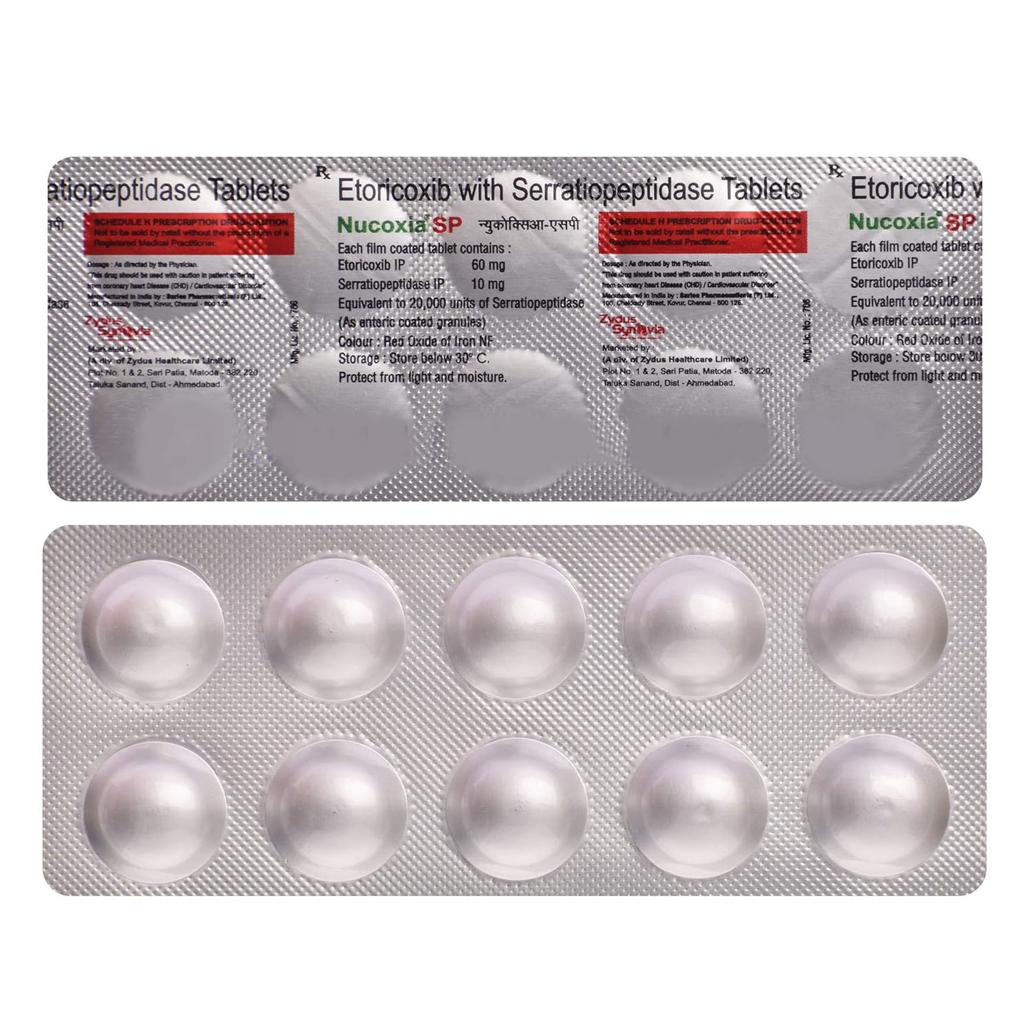 Nucoxia SP - Strip of 10 Tablets