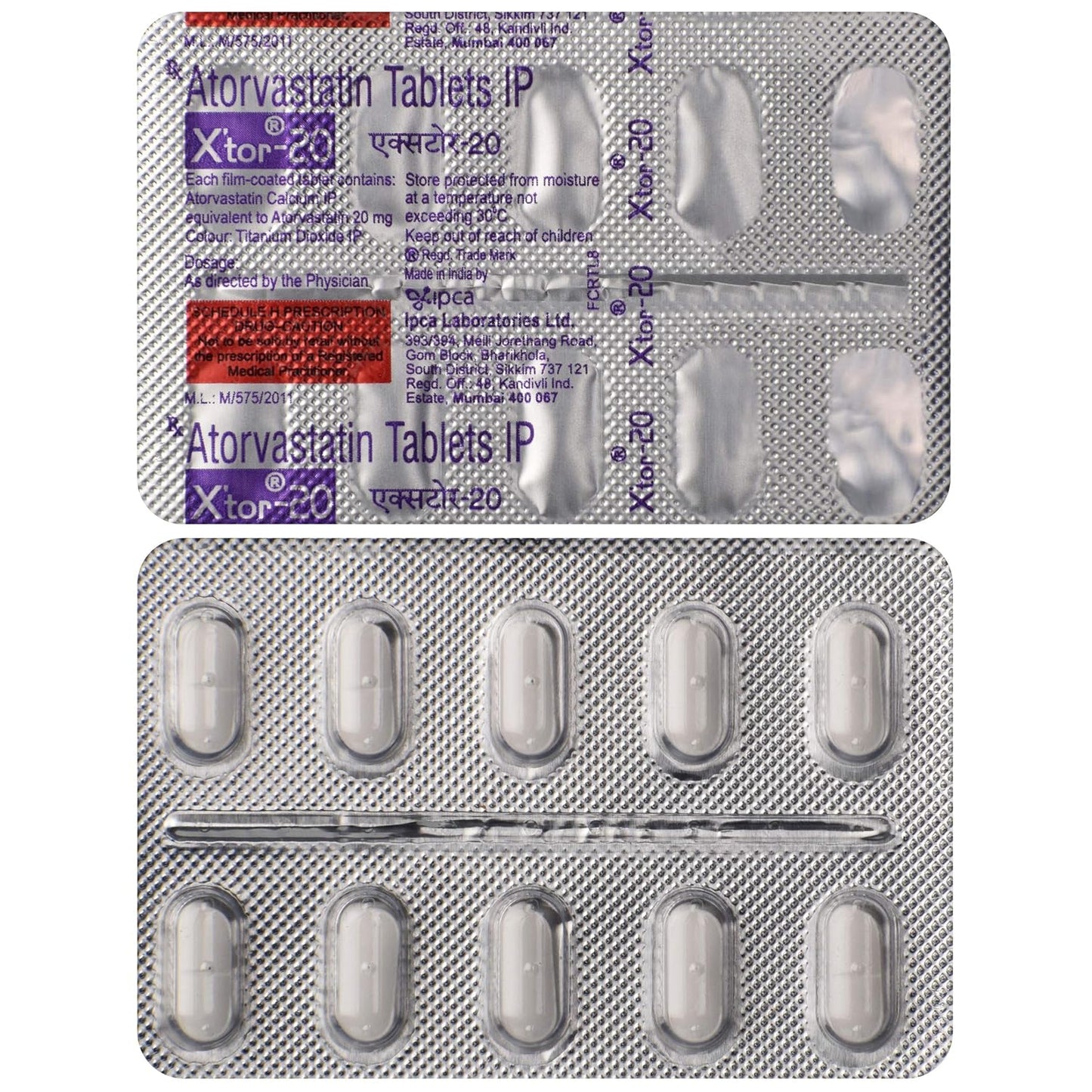 XTOR 20MG TAB 1*10