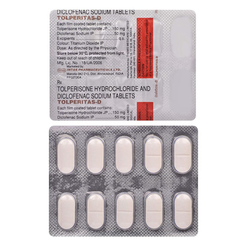 Tolperitas D - Strip of 10 Tablets