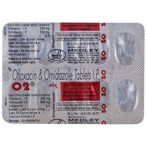 O2 - Strip of 10 Tablets