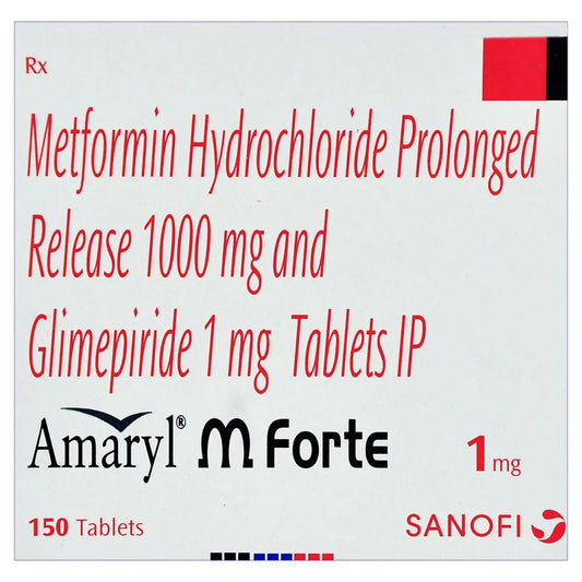 Amaryl M Forte 1mg Tablet PR