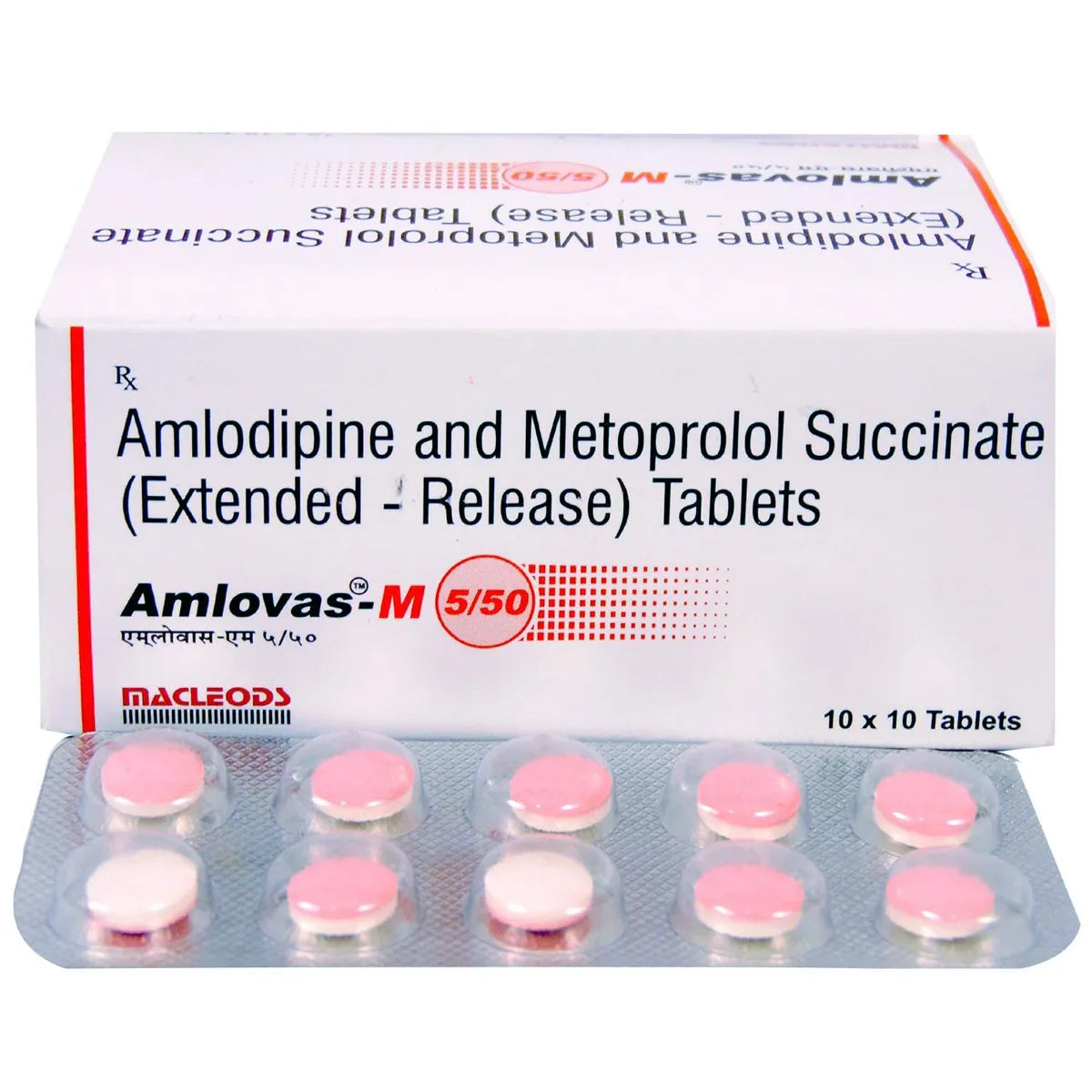 Amlovas-M 5/50 Tablet PR