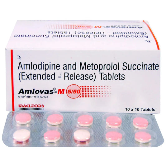 Amlovas-M 5/50 Tablet PR