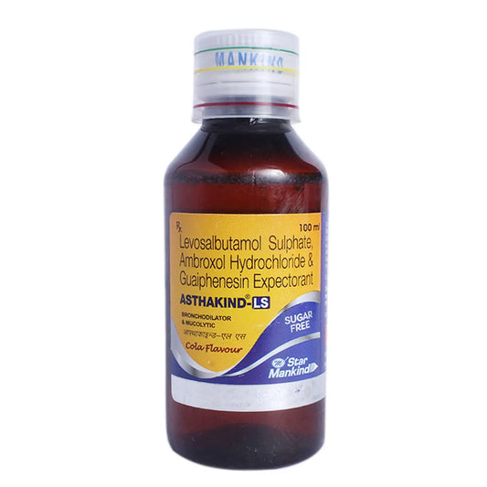 Asthakind-LS Expectorant Cola Sugar Free