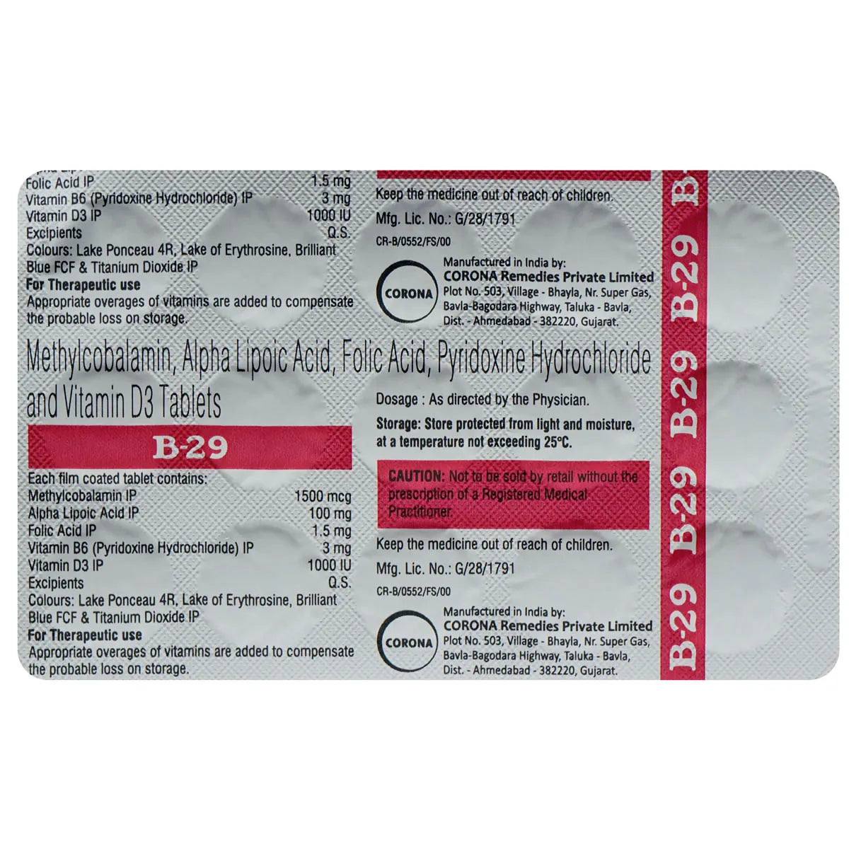 B 29 Tablet