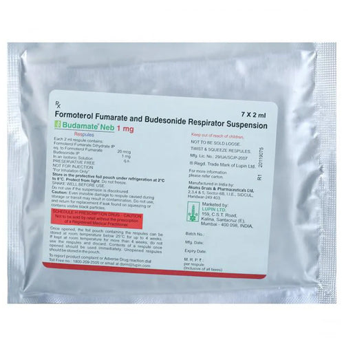 Budamate Neb 1mg Respules (2ml Each)