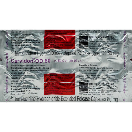 Carvidon OD 80mg Capsule
