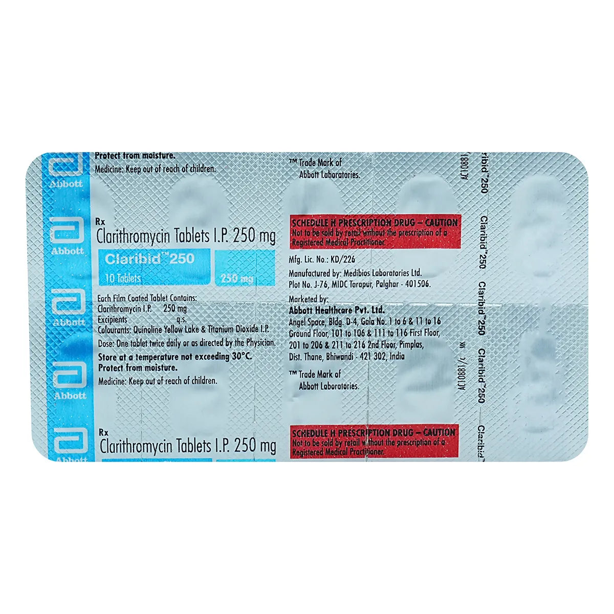 Claribid 250 Tablet