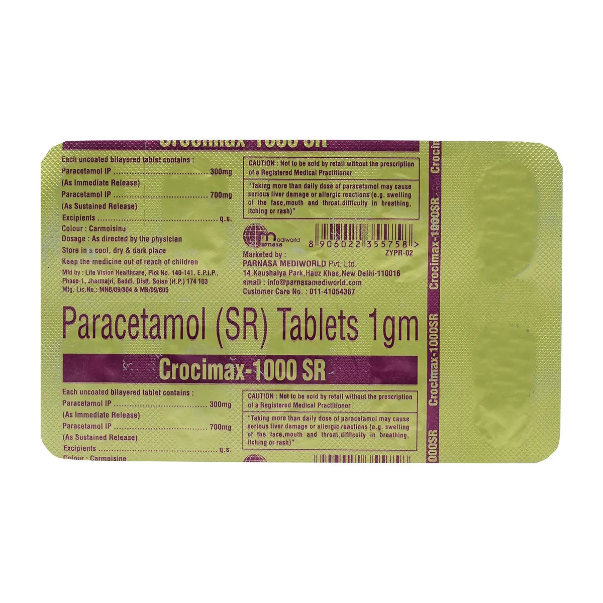 Crocimax 1000SR Tablet