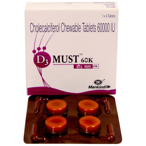 D3 Must 60K Tablet Orange Sugar Free