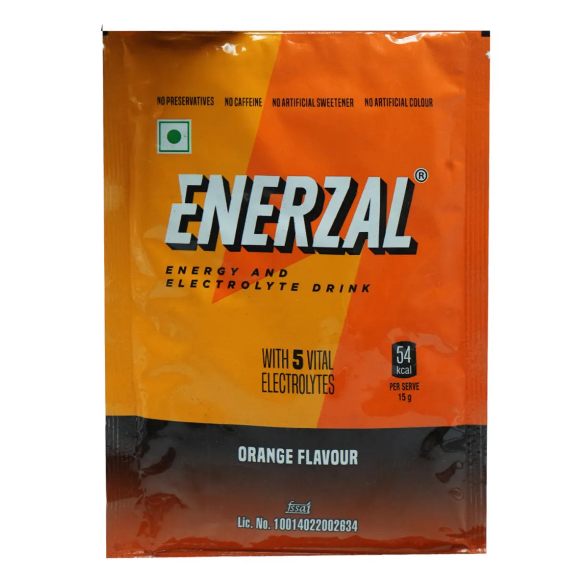 Enerzal Enerzal Energy & Electrolyte Drink with 5 Vital Electrolytes | For Stomach Care | Flavour Powder Orange