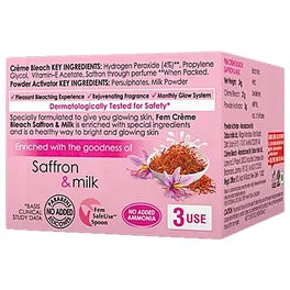 Fem Saffron Fairness Bleach, 8 gm