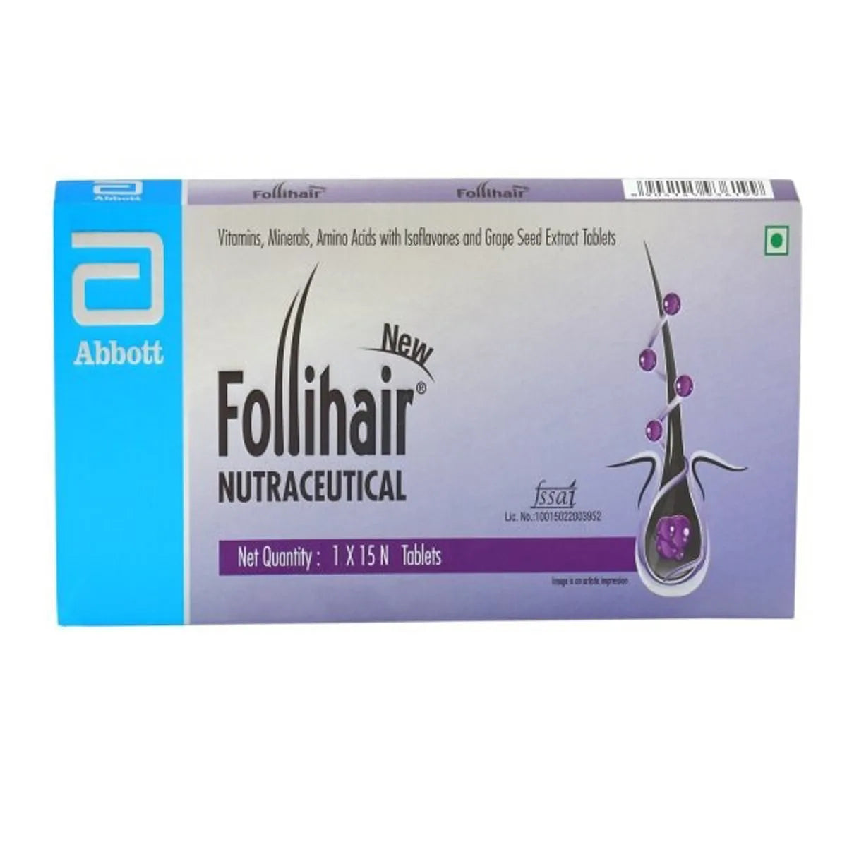 New Follihair Tablet | Strengthens, Stimulates & Nourishes Hair Follicles
